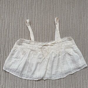 American Eagle Babydoll Lace Crop Top size XL